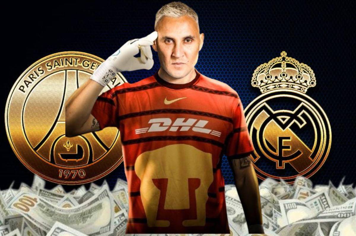 Mientras en el Real Madrid y PSG ganaba 11 millones, este será el salario de Keylor Navas en los Pumas de México