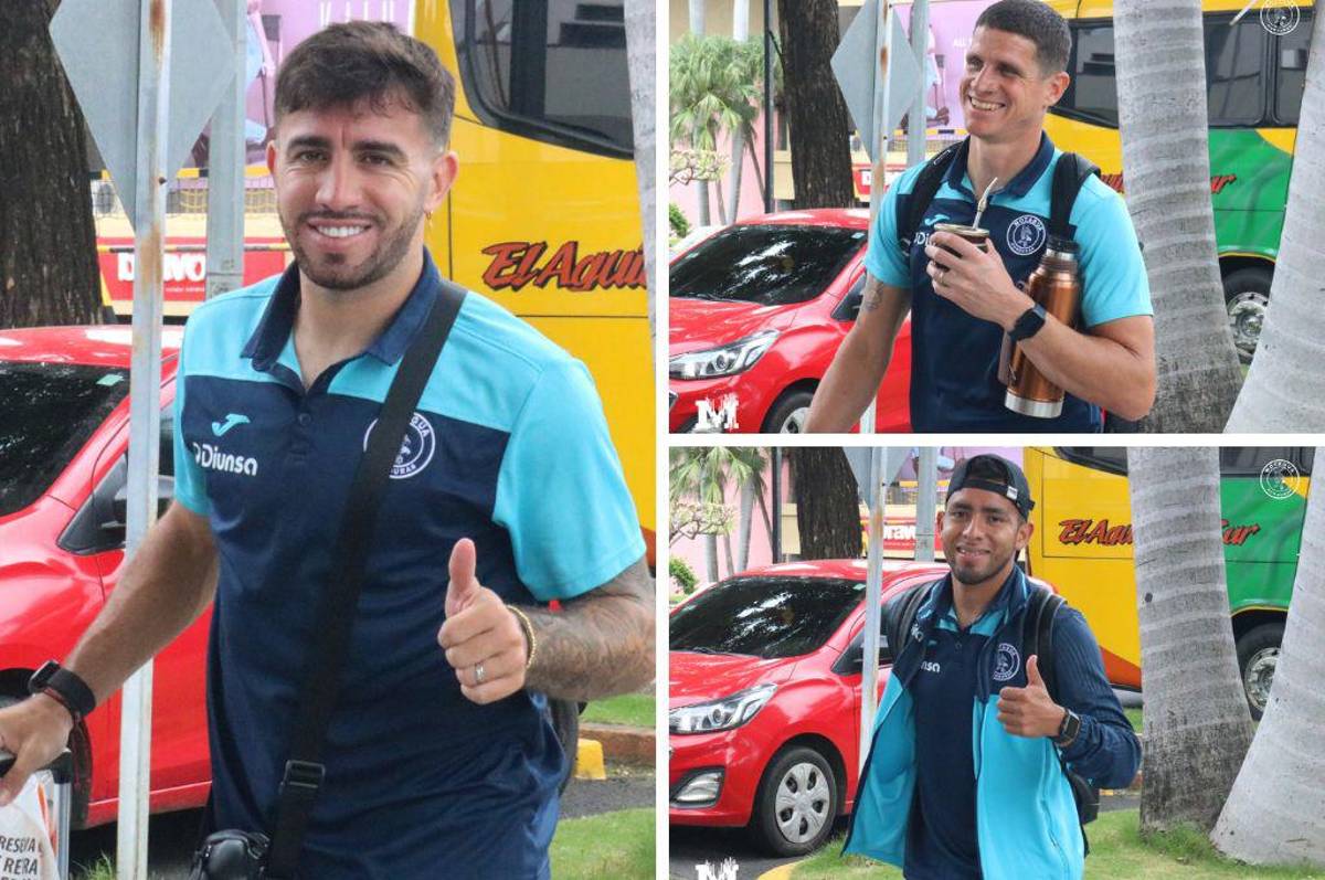 Con su goleador y tomando Mate, así llegó Motagua a Nicaragua previo al partido ante el Diriangén FC de la Copa Centroamericana