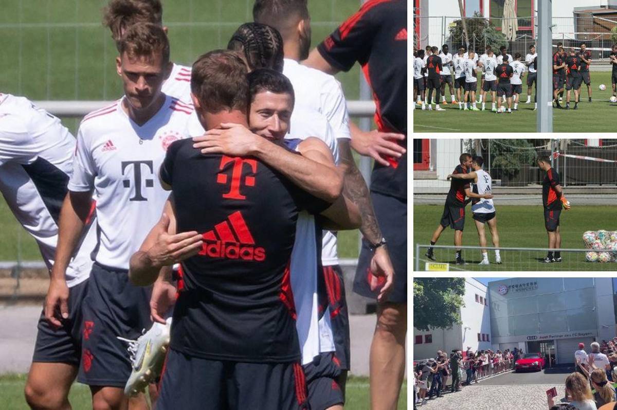 Así fue la despedida de Lewandowski del Bayern Munich: Emotivo abrazo con Müller y la reacción de la afición