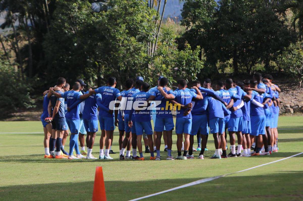 ¡Con nuevo fichaje y Auzmendi! Así fue el último entrenamiento de Diego Vázquez con Motagua previo a enfrentar al Olancho FC