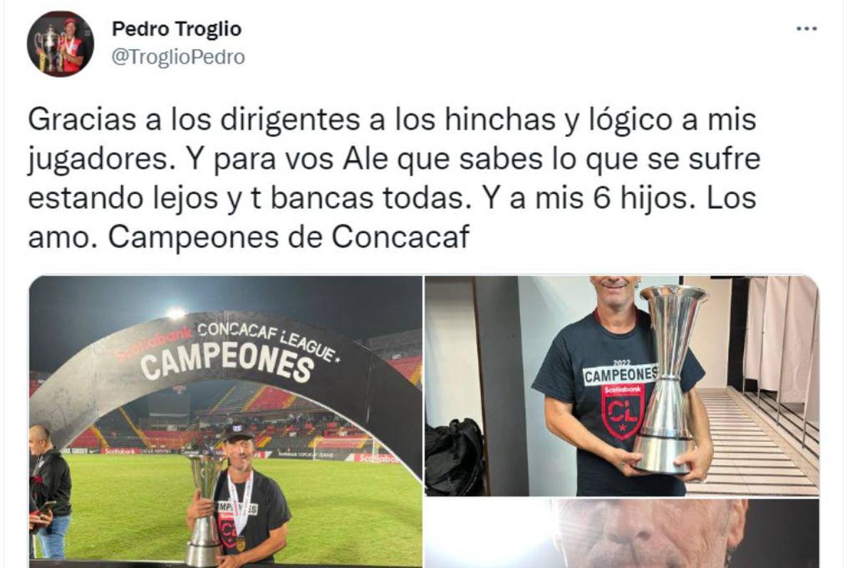 ¡Buenos días bicampeones! Abrazados a la Liga Concacaf durmieron y se levantaron los jugadores del Olimpia