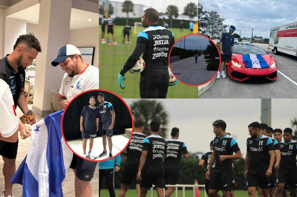 Con la visita de Antonela y de una leyenda del Barcelona: así fue el último entreno de Honduras previo a medirse a Islandia