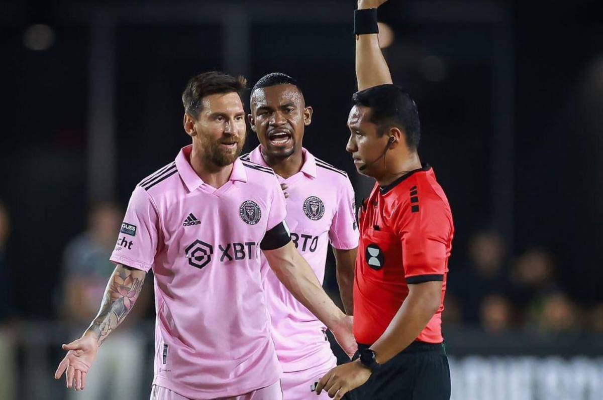 OFICIAL: El polémico Iván Barton pitará el juego del Inter de Miami de Messi contra El Salvador en el Cuscatlán