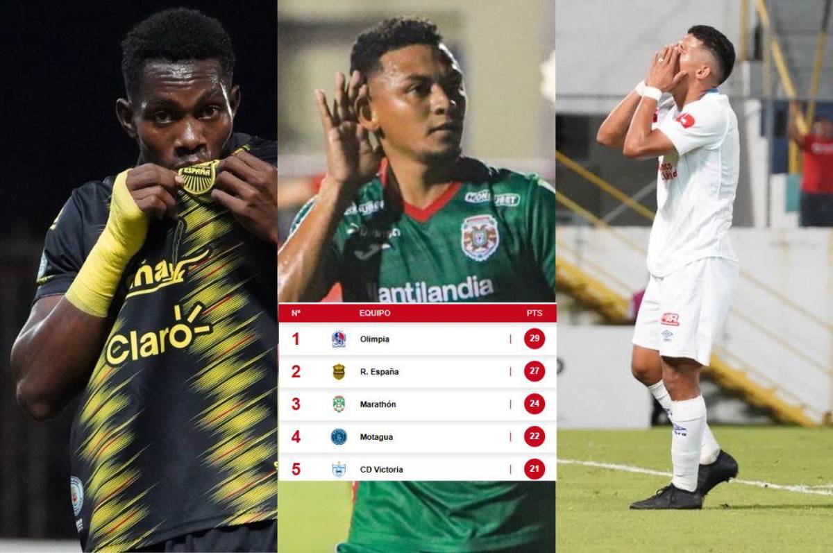 ¡Real España se baja al Olimpia del liderato y Marathón quiere semifinales! Así va la tabla de posiciones del Clausura 24-25