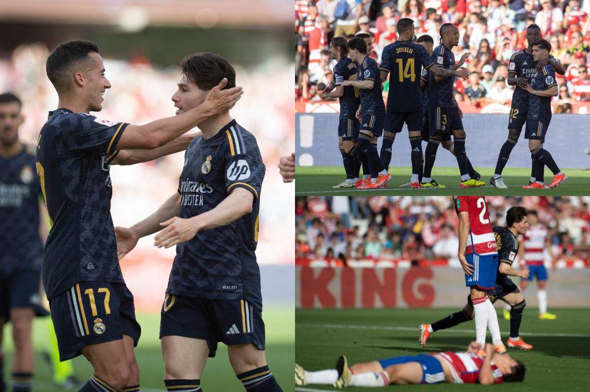 ¡Granada desciende! Real Madrid, campeón de España, receta paliza y alarga su ventaja en el liderato de LaLiga
