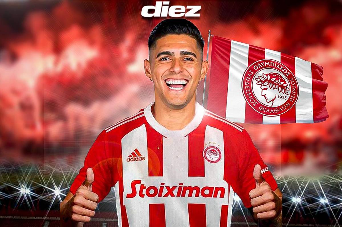 Luis Palma ya firmó contrato con Olympiacos y aterriza hoy en Grecia: ya le tienen reservado el dorsal