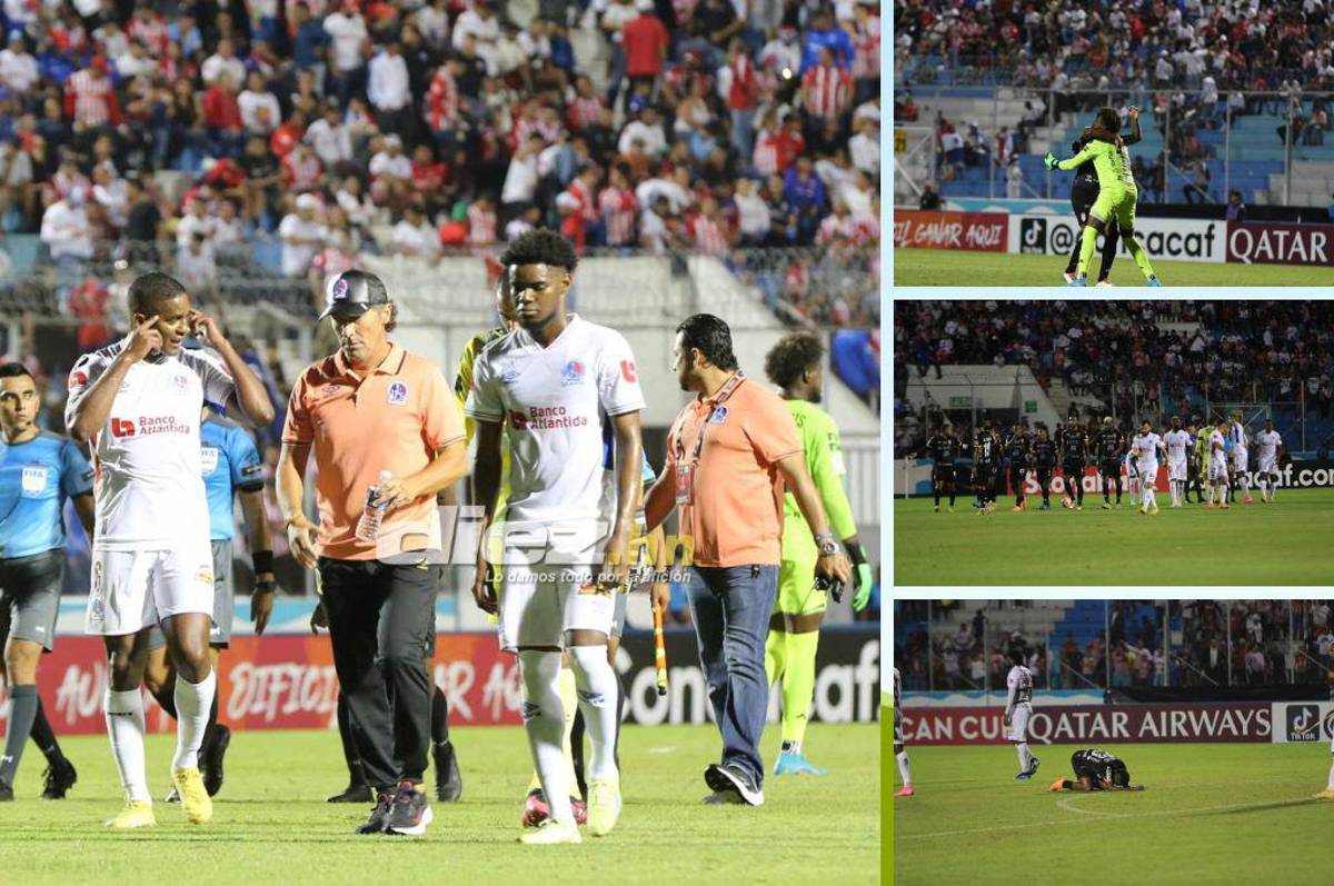 Fotos: La celebración de los panameños tras conseguir el empate en el Nacional y las caras largas en Olimpia