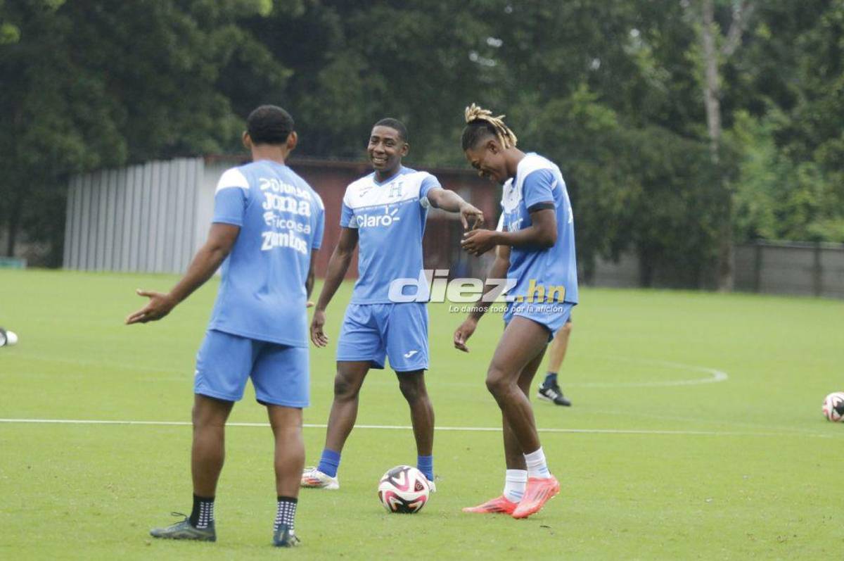 Así fue el entreno de Honduras tras el gane ante México: alegría total de Luis Palma y el jugador que trabajó en solitario