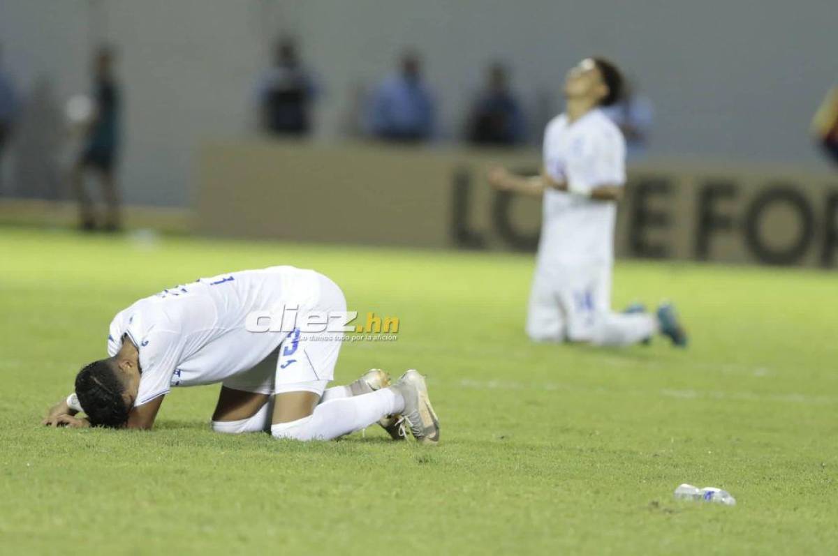 No se vio en TV: Las duras imágenes de los jugadores de Honduras, Luis Alvarado destrozado y el gesto de los estadounidenses