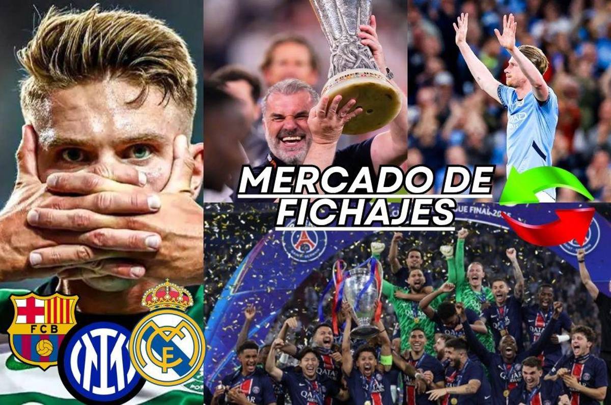 Quedó campeón de la Champions y se irá del PSG, Gyokeres recibe respuesta del Barcelona y el que se aleja del Madrid