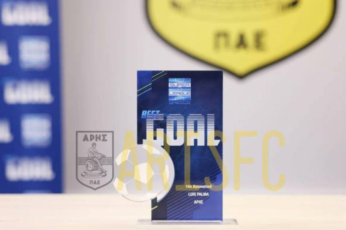 Este es el premio que se ha llevado a casa Luis Palma por su golazo en la Superliga de Grecia.