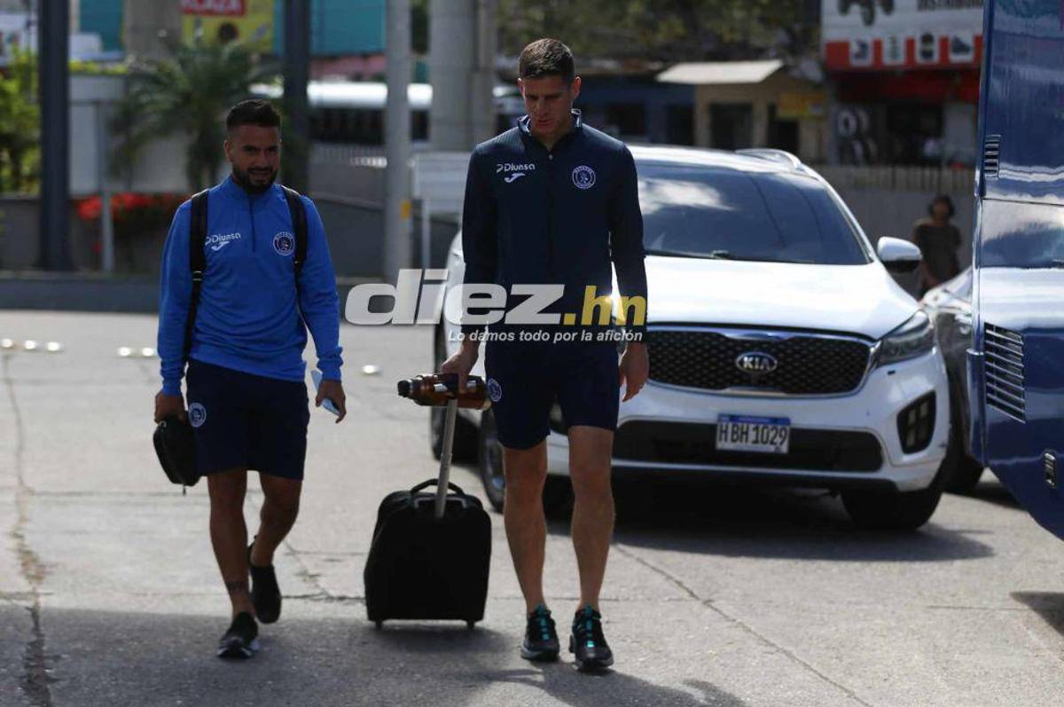Así recibieron al hermano de Agustín Auzmendi en Motagua y el equipo azul viajó ya a Danlí