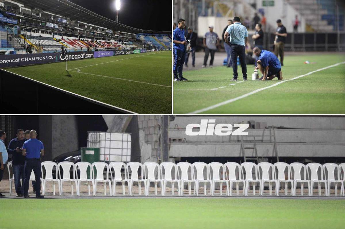 Polémica: Motagua y Cincinnati usarán sillas plásticas en banquillos improvisados para cumplir con Concacaf