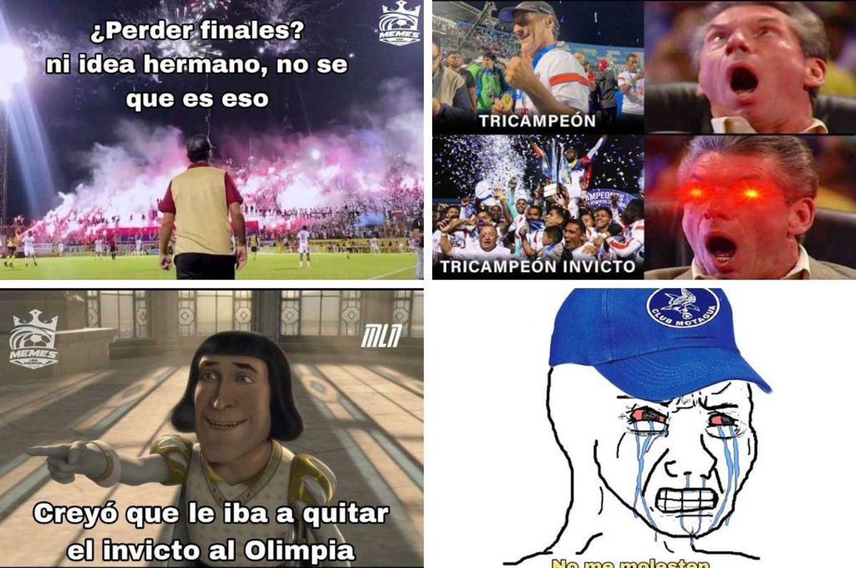 Olimpia quedó campeón invicto y los memes destrozan al Motagua de Diego Vázquez