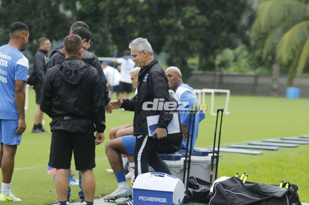 Así fue el entreno de Honduras tras el gane ante México: alegría total de Luis Palma y el jugador que trabajó en solitario