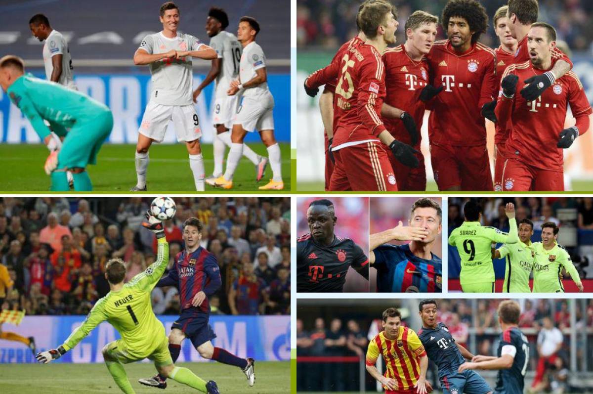 ¿Serie pareja? Bayern Múnich le ha anotado 26 goles al Barcelona en los últimos ocho partidos ¿y el Barca?