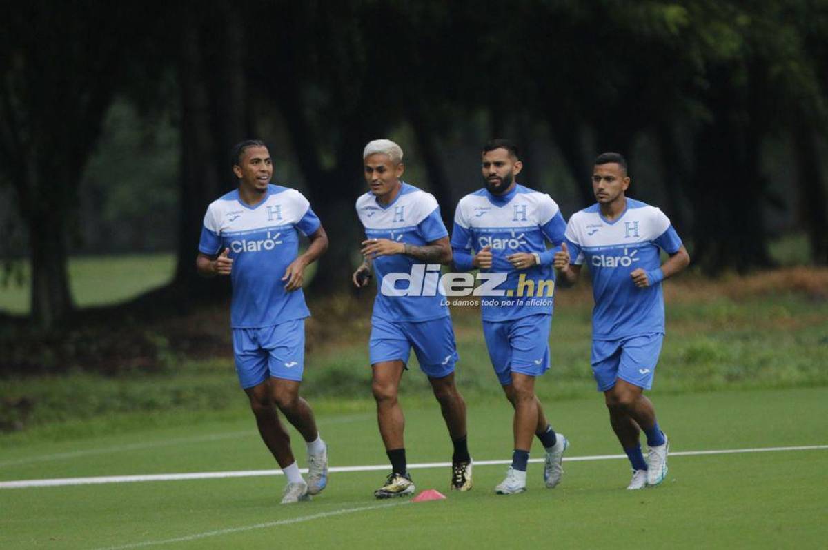 Así fue el entreno de Honduras tras el gane ante México: alegría total de Luis Palma y el jugador que trabajó en solitario