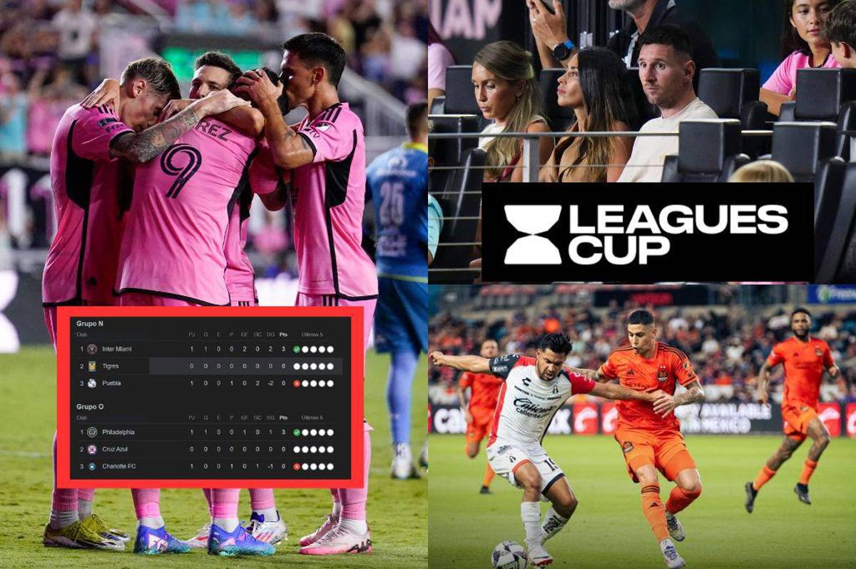Leagues Cup: El Inter Miami de Messi tumba a club mexicano y así quedan las tablas de ambas conferencias tras primera fecha