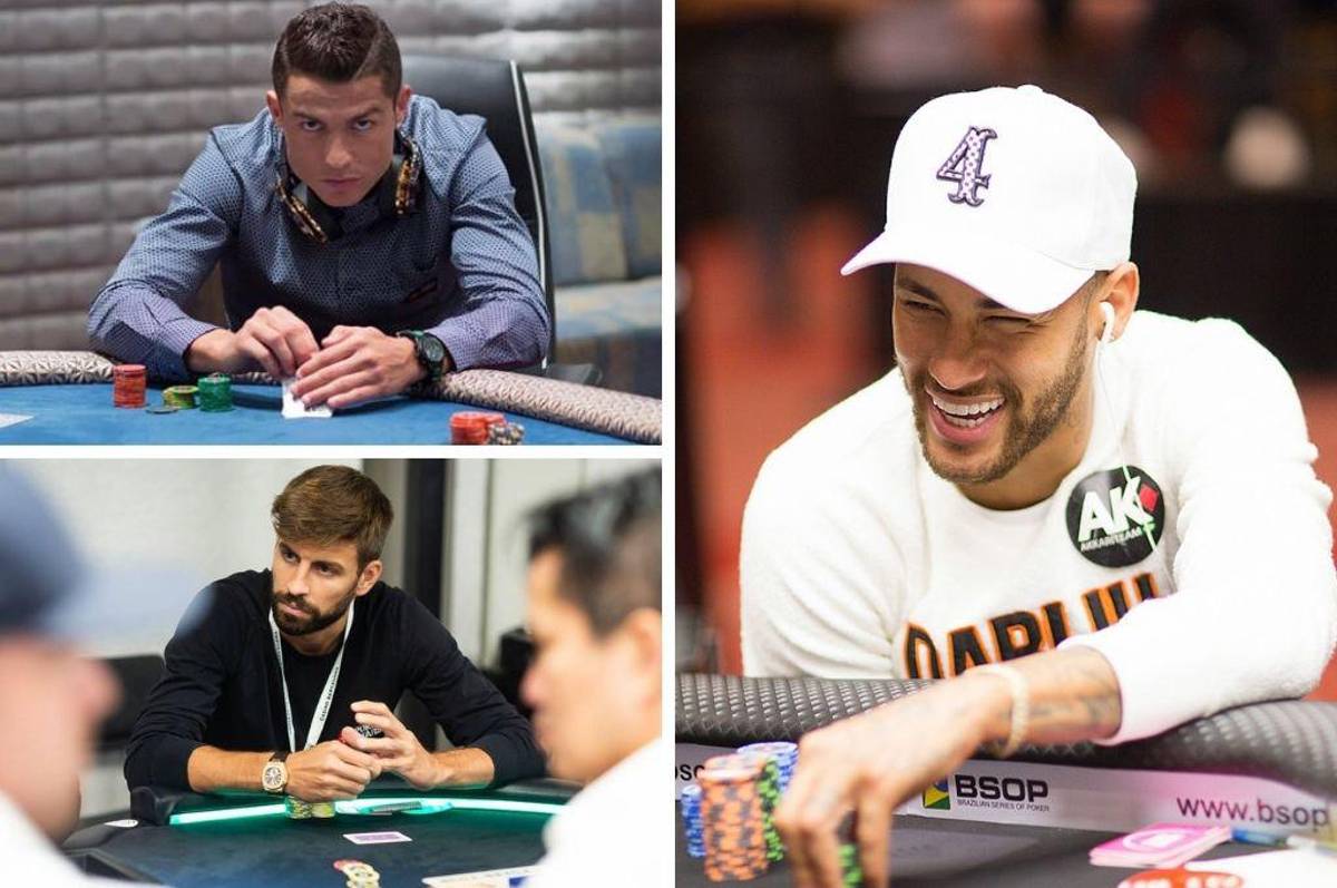 Son los mejores del mundo como futbolistas, pero también son cracks en el póker