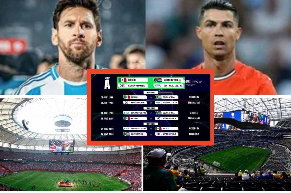 ¿En qué ciudades jugarán Messi y Cristiano Ronaldo? Este es el calendario oficial del Mundial 2026