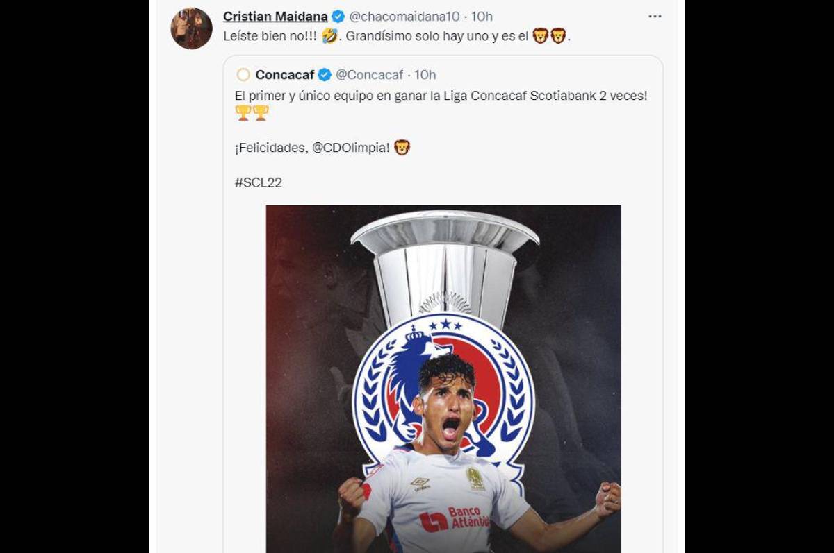 ¡Buenos días bicampeones! Abrazados a la Liga Concacaf durmieron y se levantaron los jugadores del Olimpia
