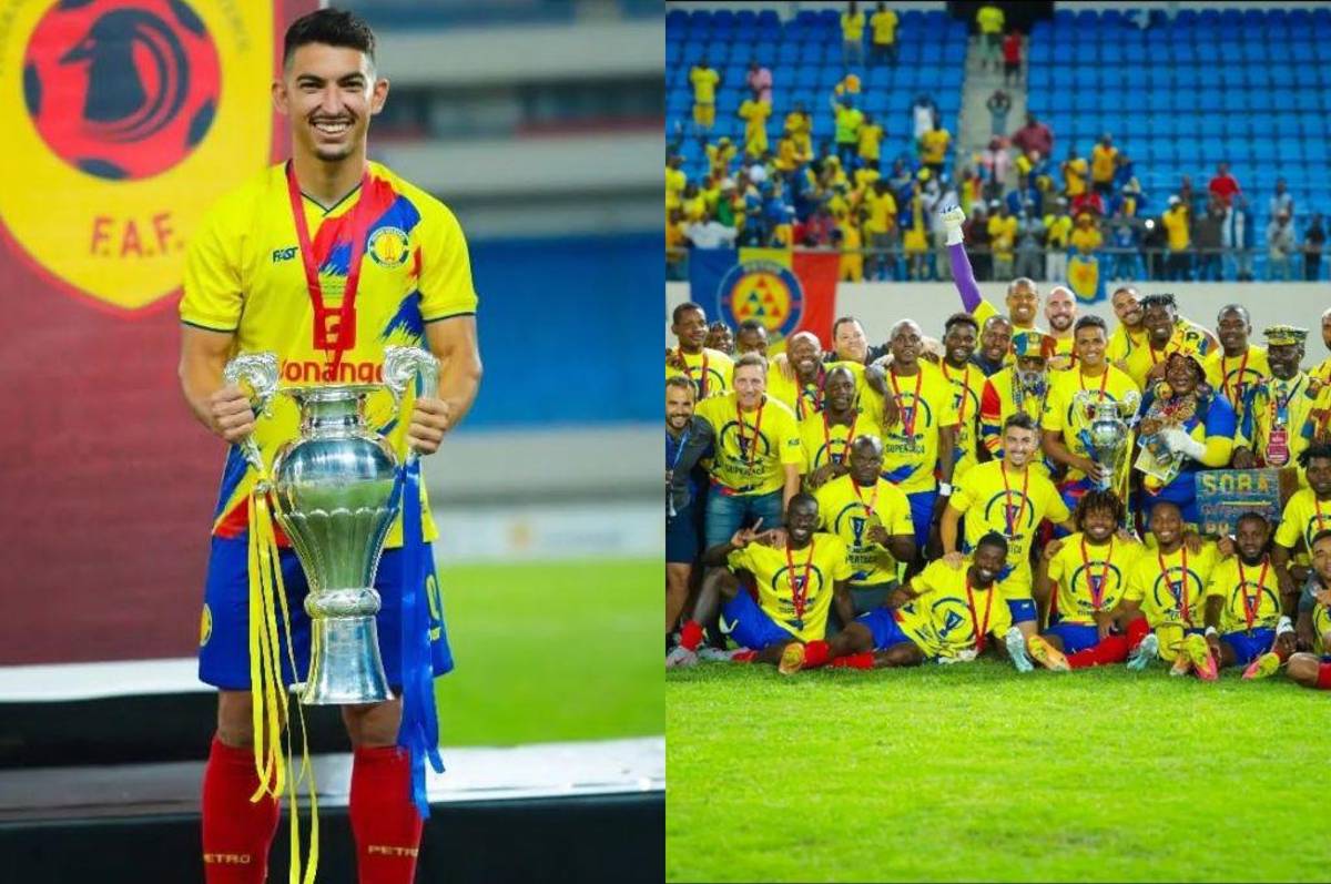 Jonathan Rubio, campeón de la Primera División de Angola: es su segundo título con el Petro Atlético