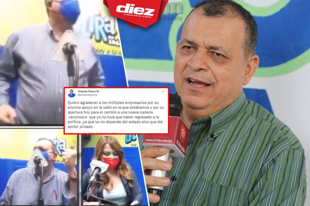 Orlando Ponce pide disculpas por altercado en programa radial y acepta que “no tuve que haber regresado a la política”