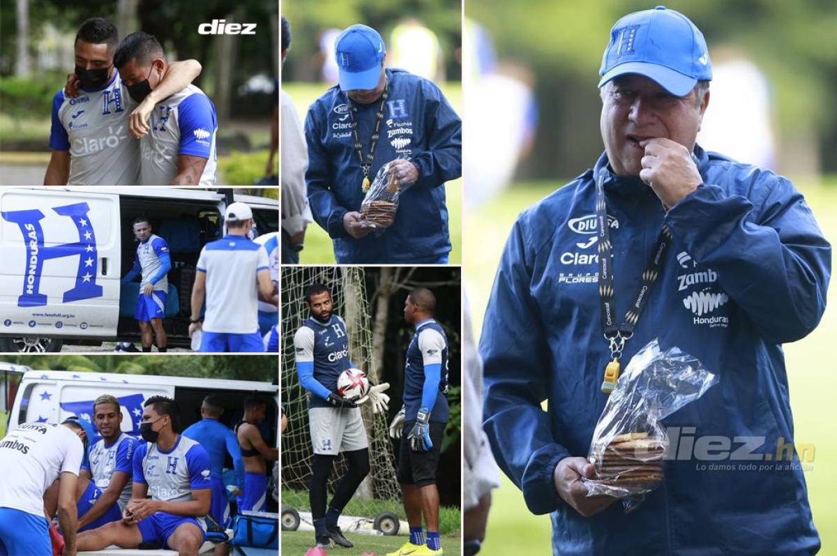 El Bolillo comiendo pan y se aclara la relación entre los porteros: el entreno de Honduras antes de medirse a Colombia