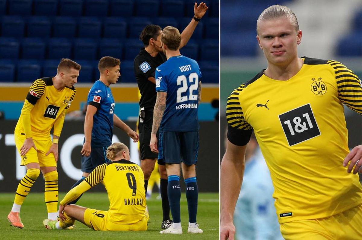 Haaland marca su gol 80 en 79 partidos oficiales con el Borussia Dortmund, pero enciende las alarmas