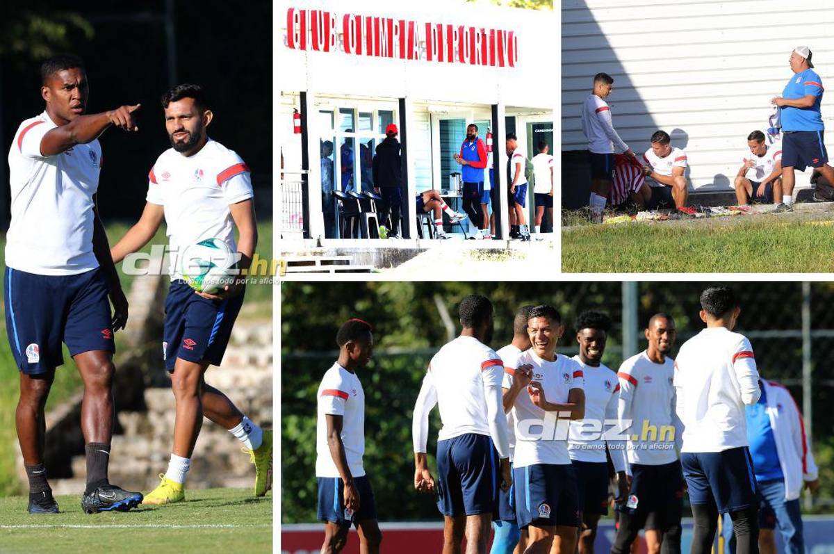 Así fue el penúltimo entrenamiento del Olimpia de cara a la final: Risas, visita especial y regalando firmas