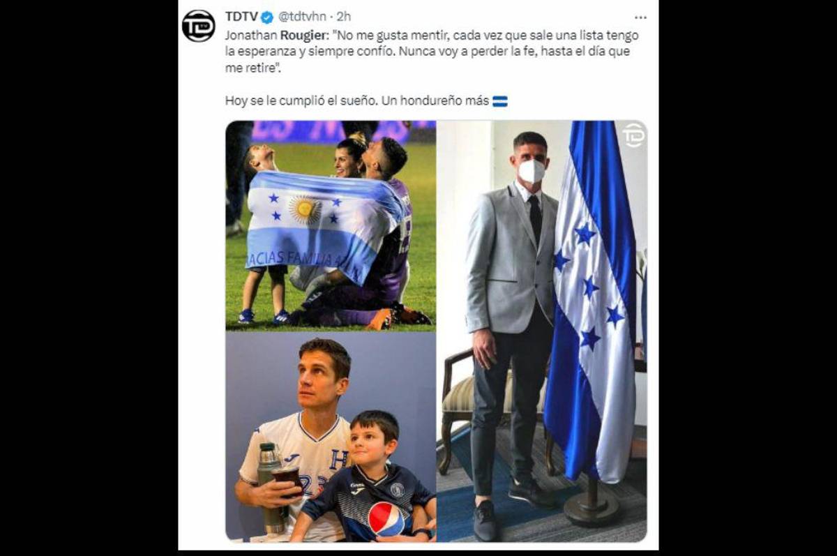 “Rueda es un acomodado”, “más que merecido”: así reaccionó la prensa hondureña tras el llamado de Rougier a la ‘H’”