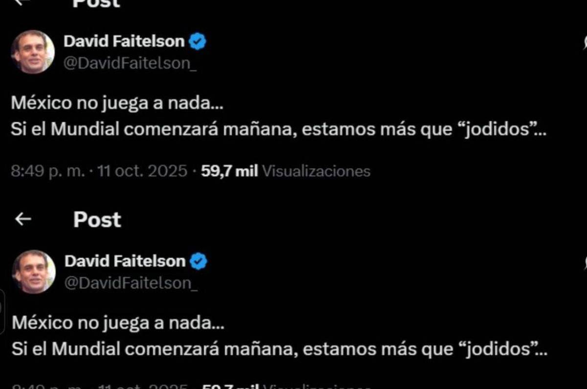Es la peor en décadas Estamos jodid...: Faitelson estalla contra el Vasco tras la humillación de Colombia a México