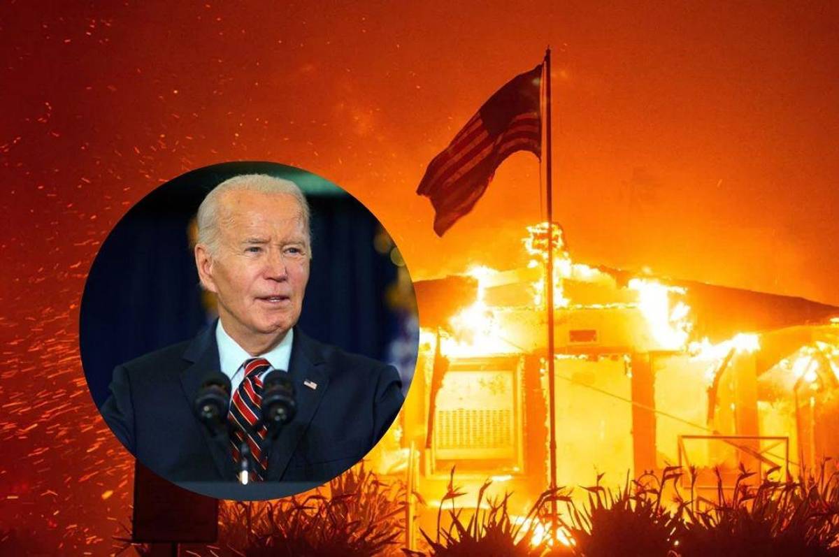 La respuesta de Joe Biden al incendio de California y las millonarias pérdidas que asedian a Los Ángeles