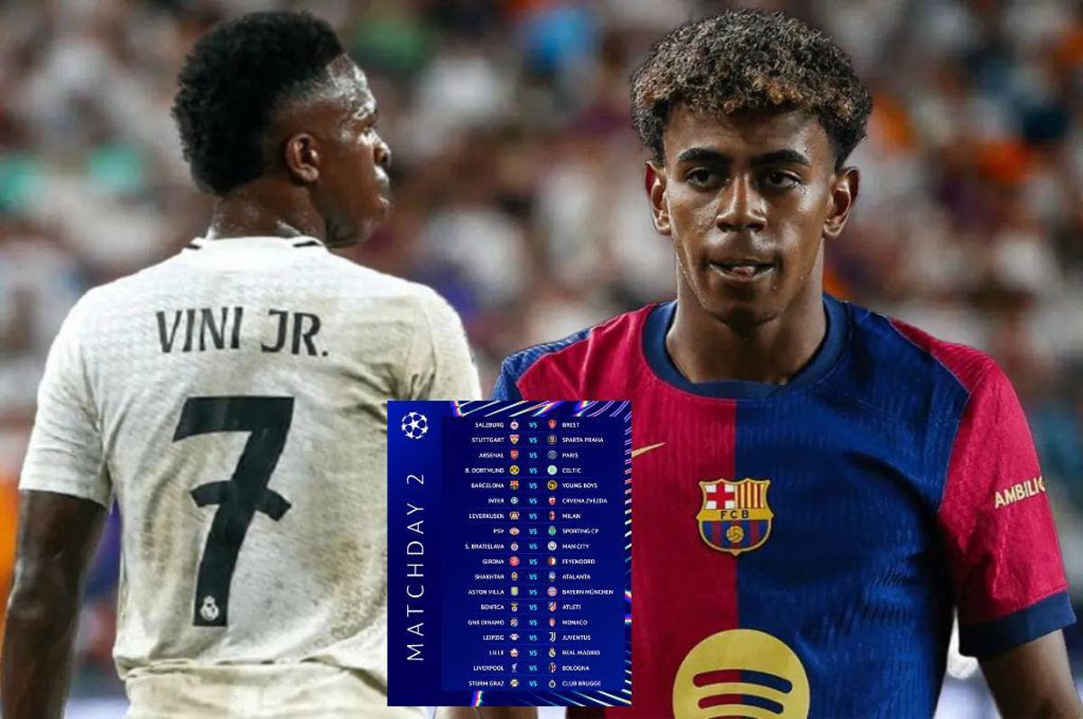 Partidos de mañana 1 de octubre de 2024 en la Champions League; se juega la jornada 2