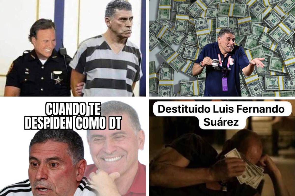 En Costa Rica destrozan con memes a Luis Fernando Suárez tras su despido como técnico de la selección