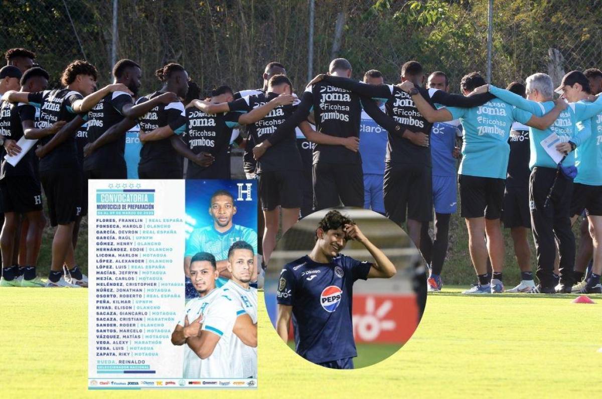 Los convocados de Honduras para el último morfociclo de cara a los partidos ante Bermudas; el hijo de Diego Vázquez en la lista