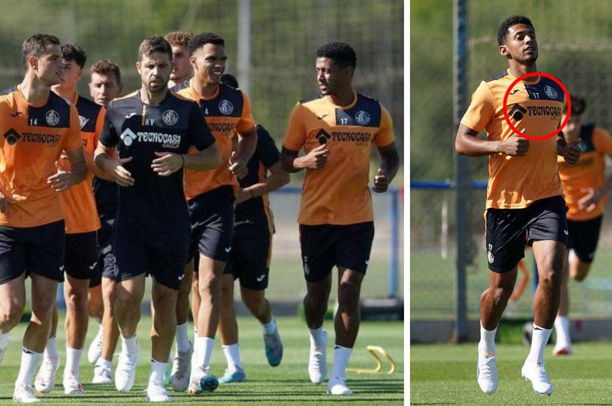 Así fue el primer entrenamiento del “Choco” Lozano con el Getafe y se conoce ya el nuevo número que usará en España