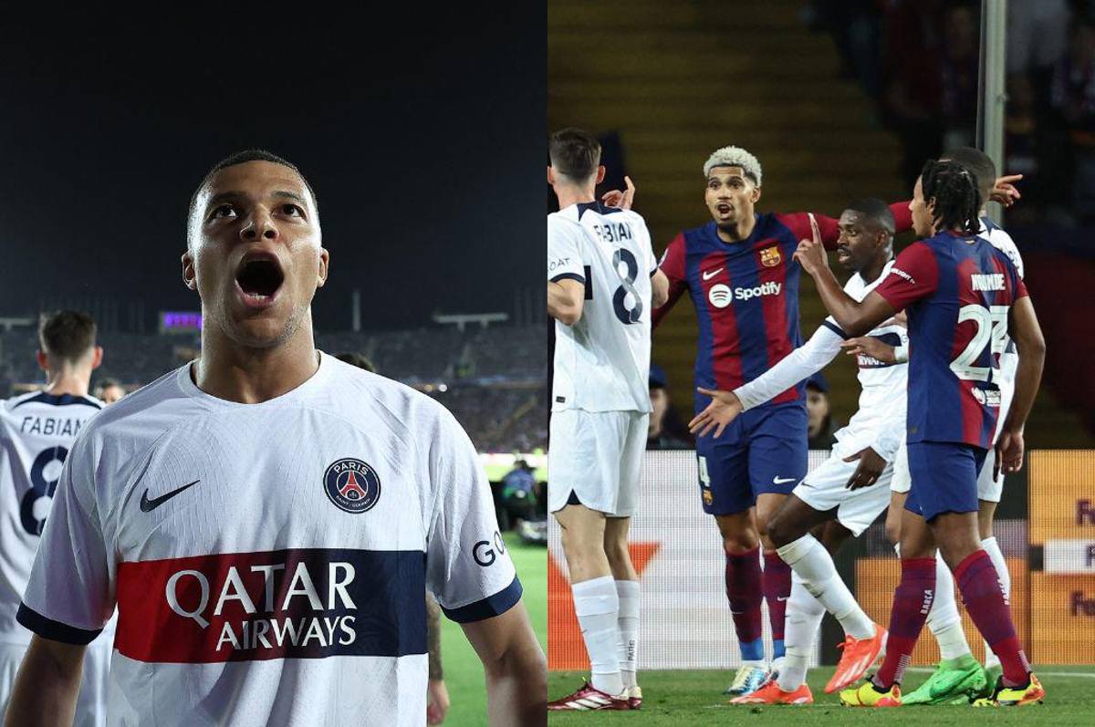 Las palabras Mbappé que desató una pelea con los jugadores del Barcelona en el túnel tras el triunfo del PSG en Champions