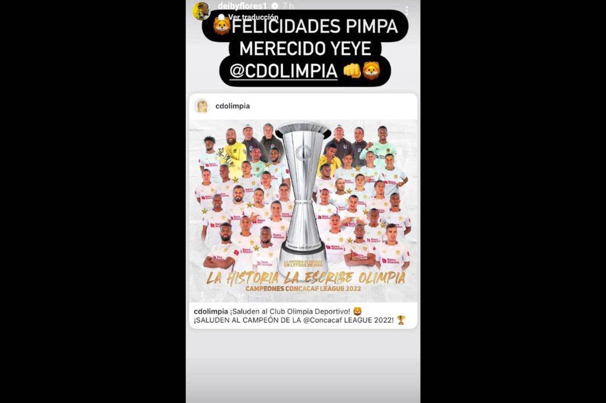 ¡Buenos días bicampeones! Abrazados a la Liga Concacaf durmieron y se levantaron los jugadores del Olimpia