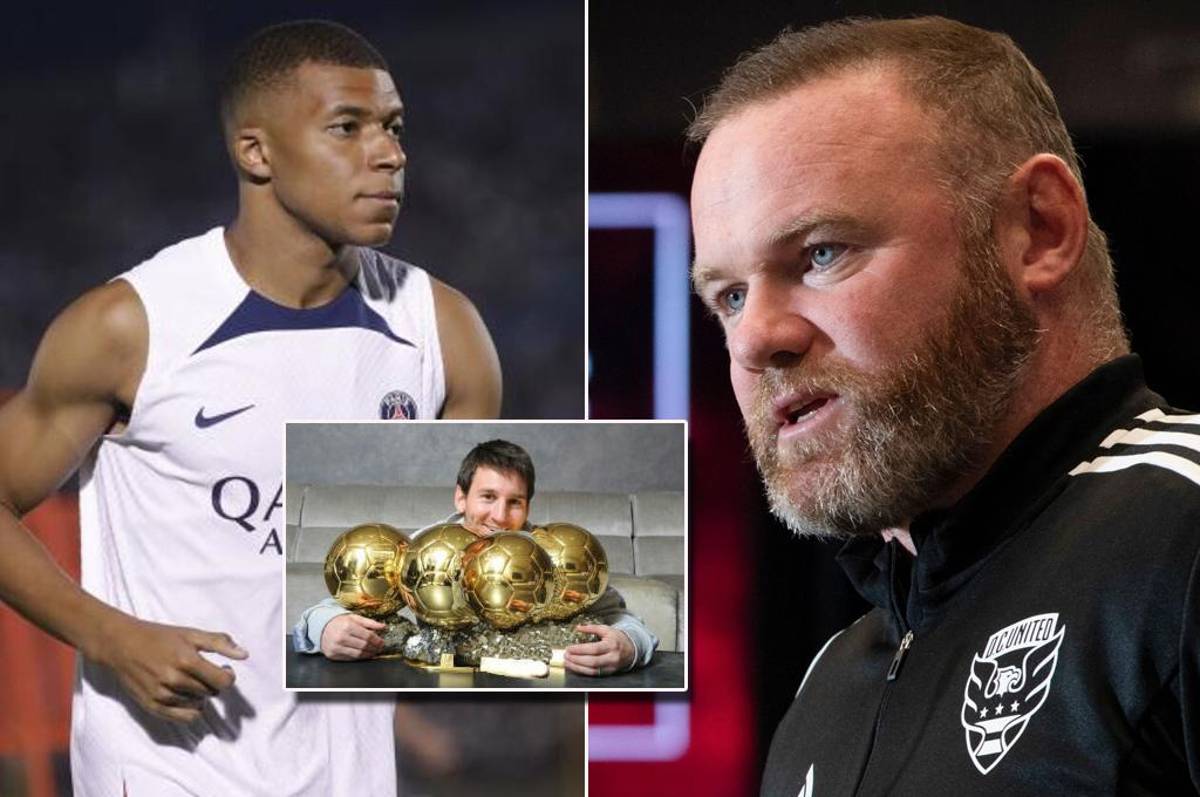 Wayne Rooney sale al cruce y pone en su lugar a Mbappé: ‘‘Alguien debería recordarle que cuando Messi tenía 23 años...’’