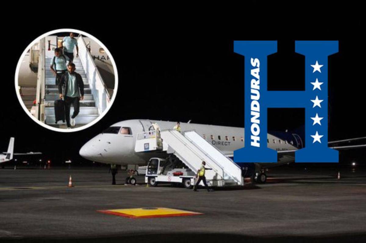 Con bajas importantes, la Selección de Honduras aterrizó en Guayana Francesa después de más de seis horas de viaje