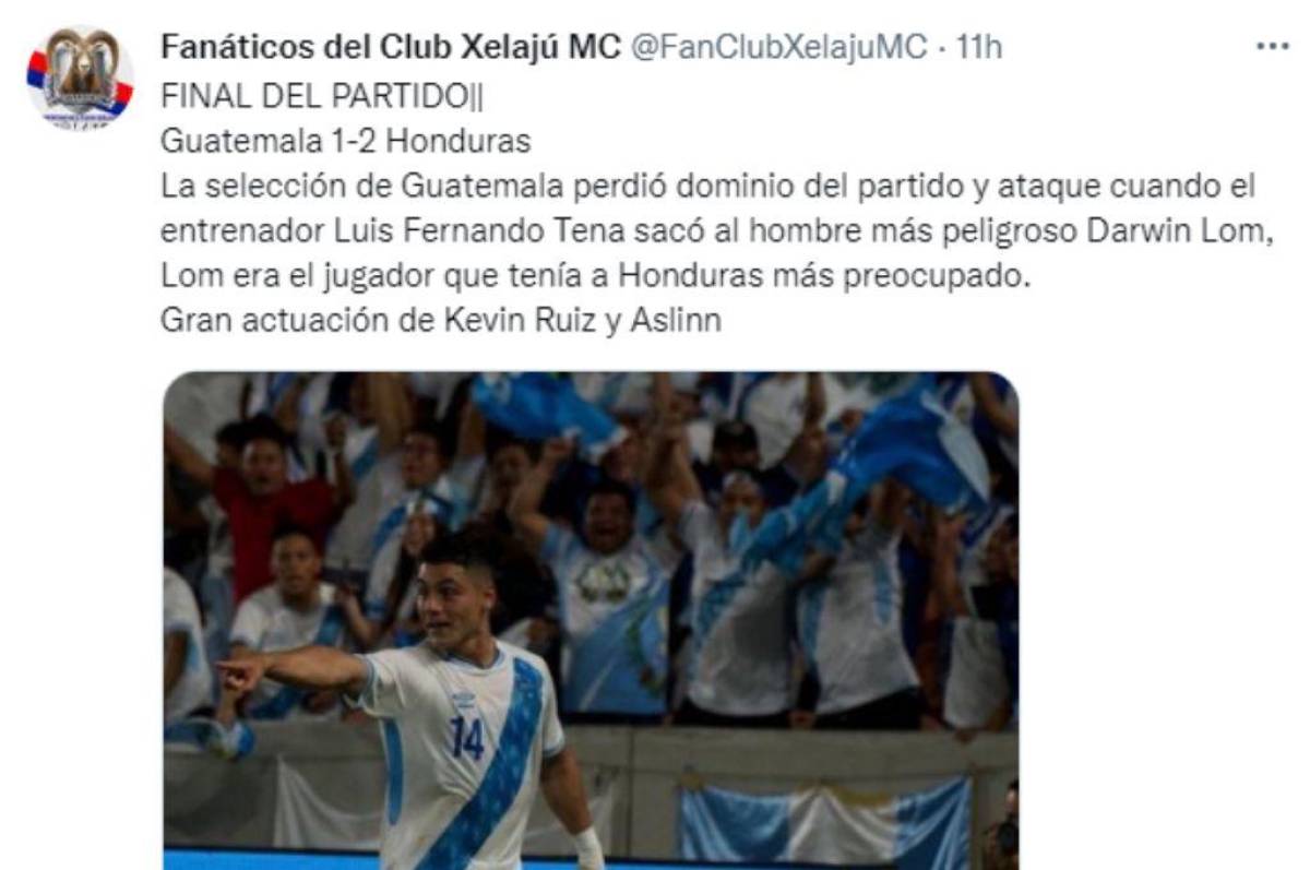 Honduras le remontó a Guatemala: La prensa chapina se mostró muy molesta por el resultado y contenta a la vez por el rendimiento del equipo