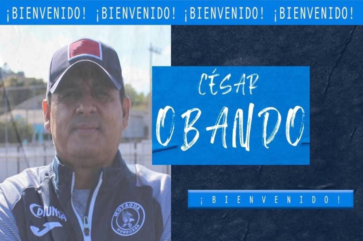 César “Nene” Obando es nombrado como nuevo técnico de Motagua en forma interina tras salida de Diego Vázquez