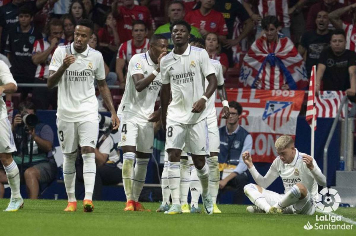 Así se vivió el triunfo del Real Madrid sobre el Atlético en la liga española