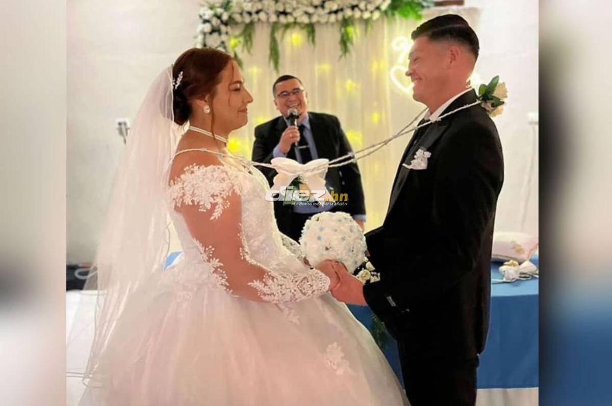 Francisco “Chelito” Martínez sorprende y se casó antes del partido de vuelta del repechaje ante Olancho FC