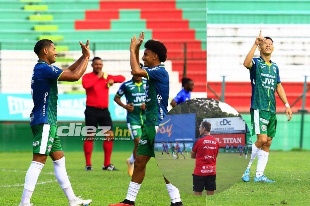 ¡La Tota Medina ilusiona! Con goles de los fichajes, Marathón debutó en pretemporada recetando paliza al Lone FC
