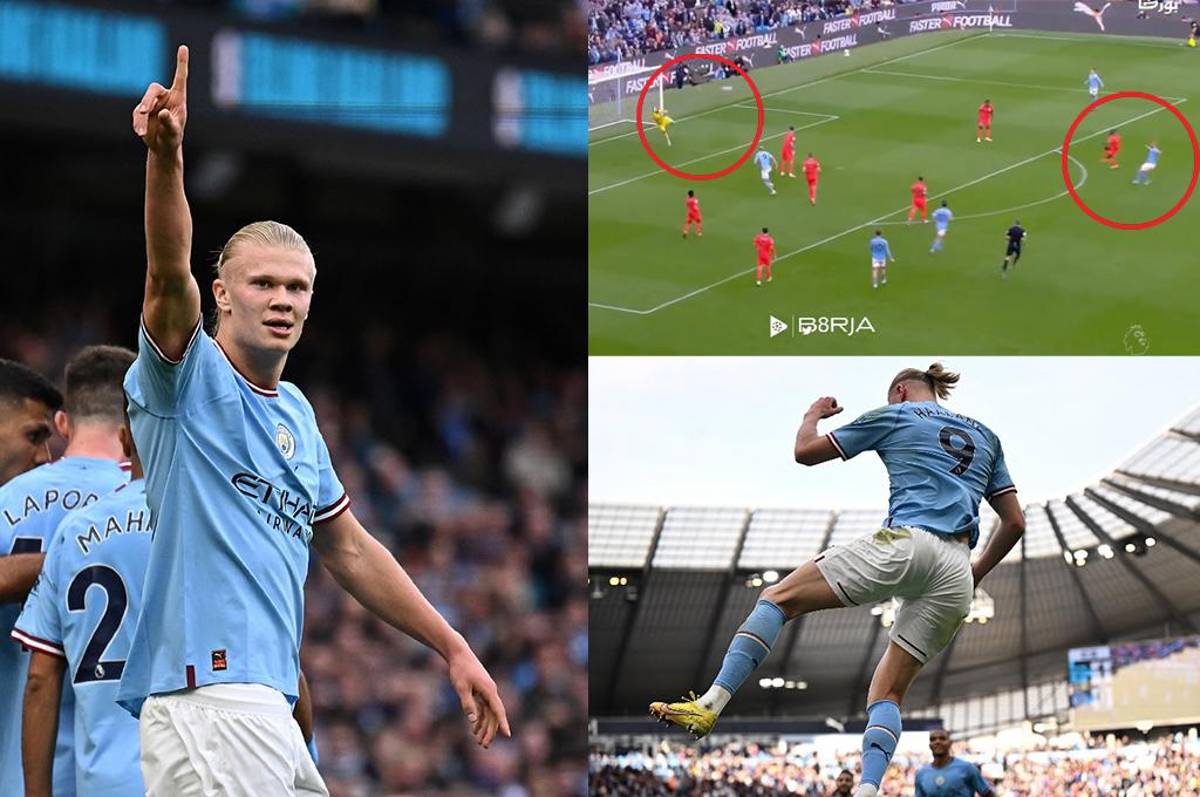 Doblete de Haaland y un soberbio golazo de De Bruyne le dieron el triunfo al Manchester City sobre el Brighton en la Premier League