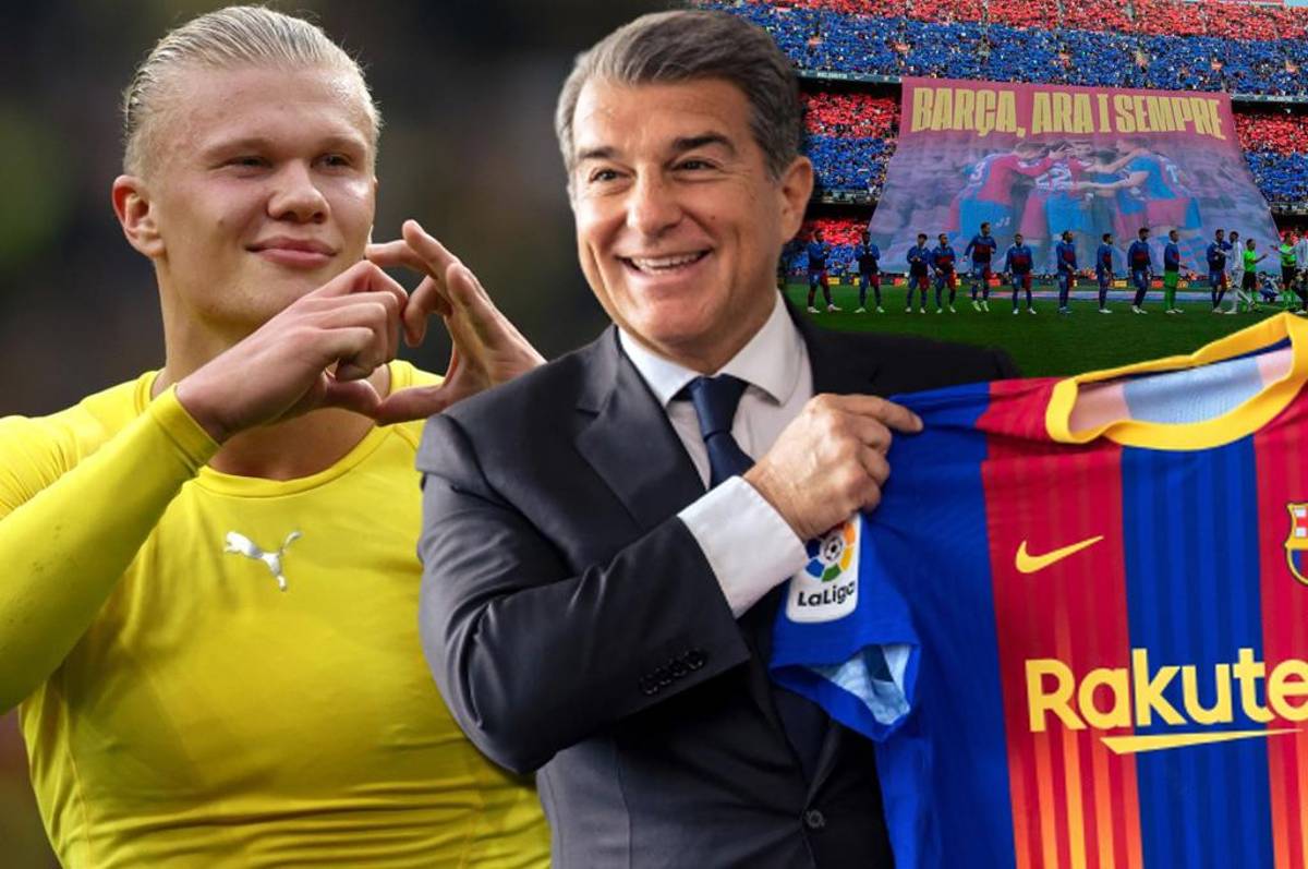 Bombazo de Laporta: salió a la luz el imponente contrato que el Barcelona le pone sobre la mesa a Haaland