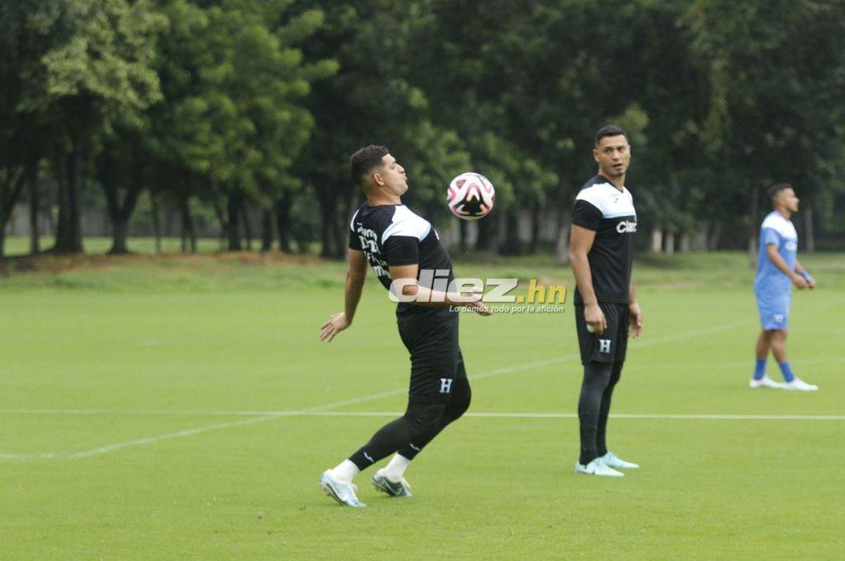 Así fue el entreno de Honduras tras el gane ante México: alegría total de Luis Palma y el jugador que trabajó en solitario