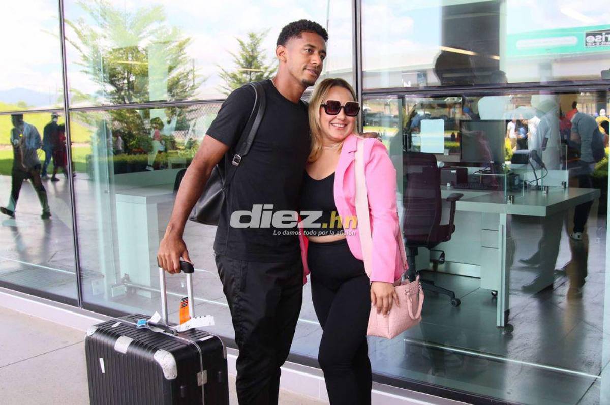 Ya están en Honduras: Locura de las chicas por Luis Palma en el aeropuerto y el tierno beso de Kervin Arriaga a su esposa